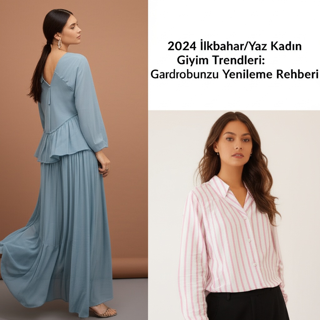 2024 İlkbahar/Yaz Kadın Giyim Trendleri: Gardırobunuzu Yenileme Rehberi