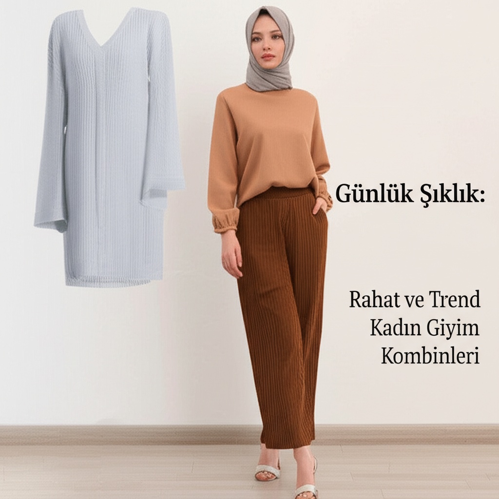 Günlük Şıklık: Rahat ve Trend Kadın Giyim Kombinleri